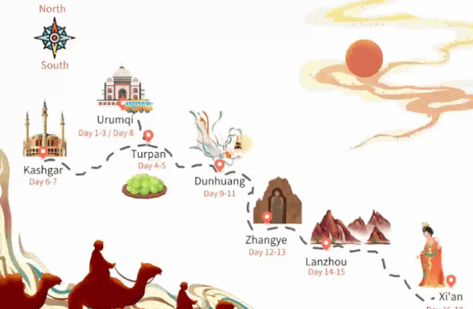 18 Days Silk Road and Hexi Corridor Tour